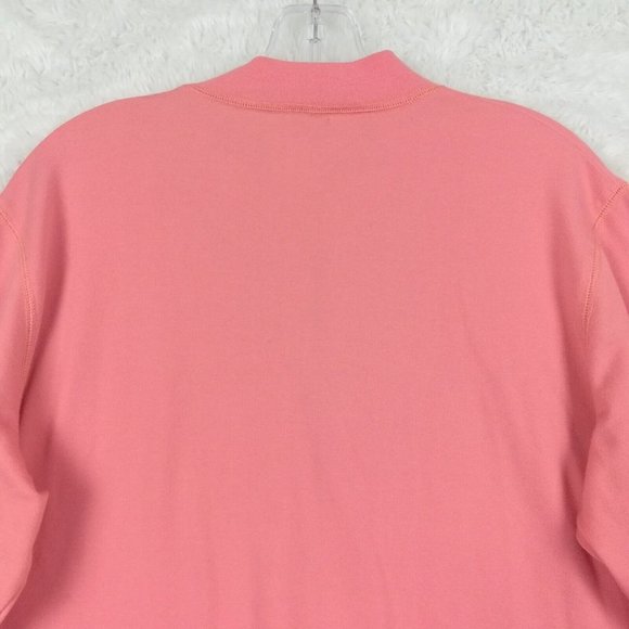 Vintage Weekend‎ Traffic Womens Jacket Sweatshirt Full Zip Pink Mock Neck XL - Picture 8 of 11